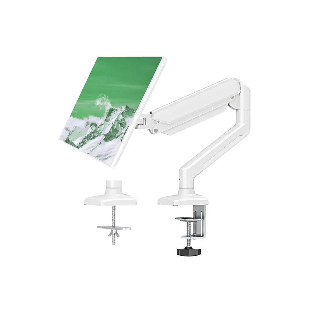 Single Monitor Arm - White