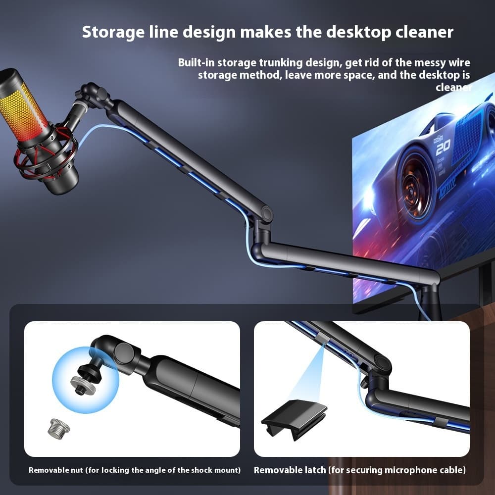 Low Profile Microphone Arm