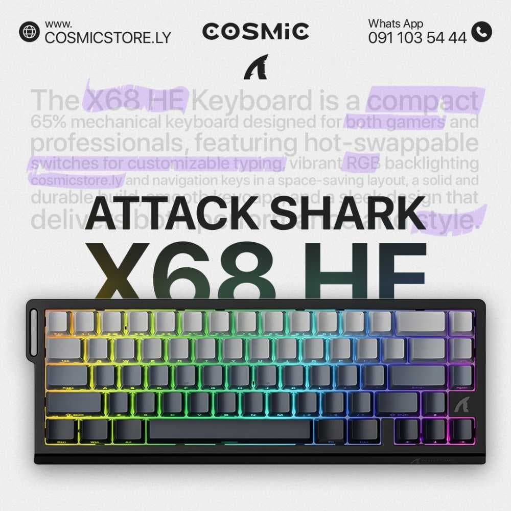 Attack Shark X68 He - Gray