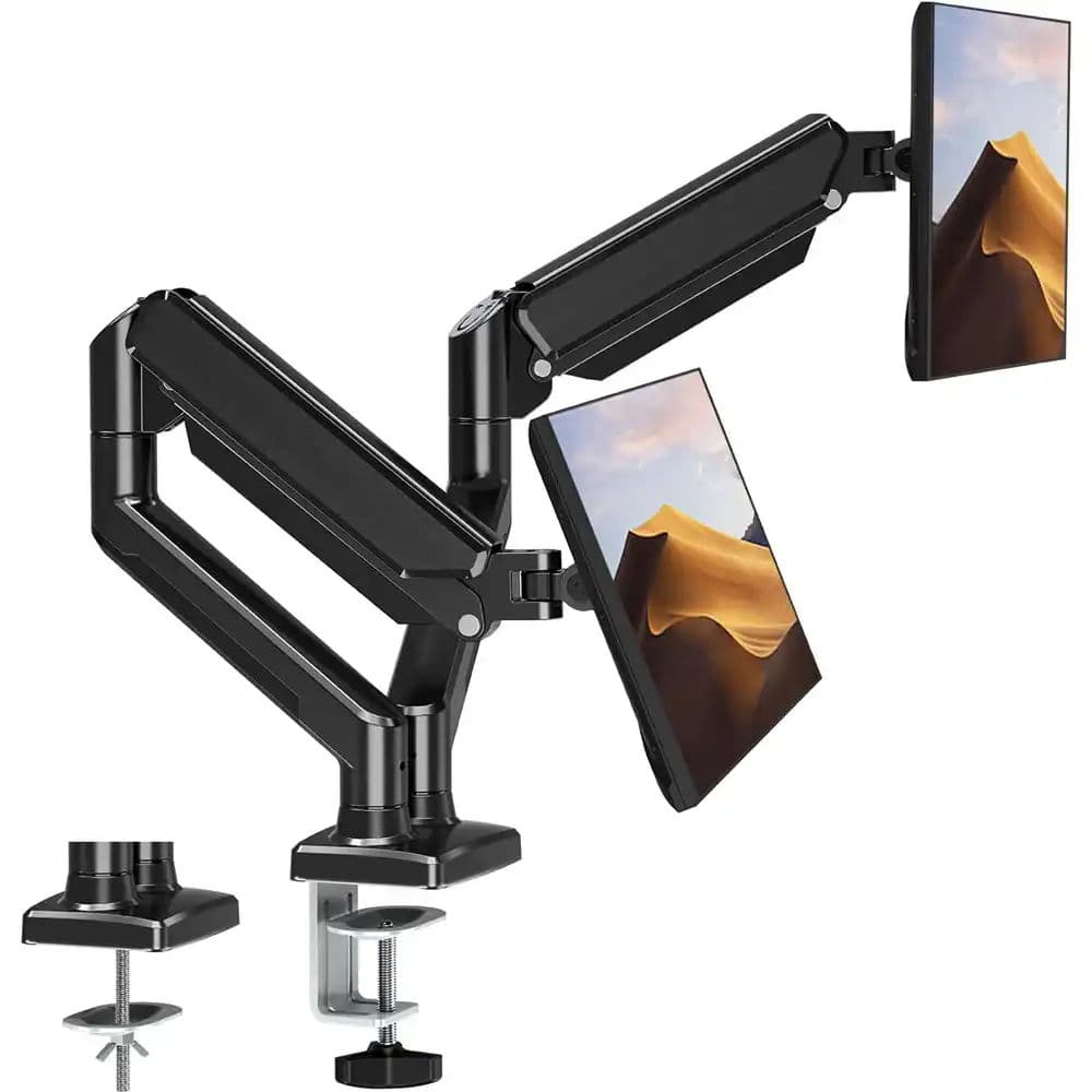 Dual Monitor Arm - Black